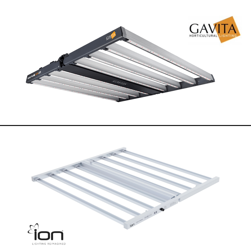 Gavita and Ion LED lights for indoor cannabis growers